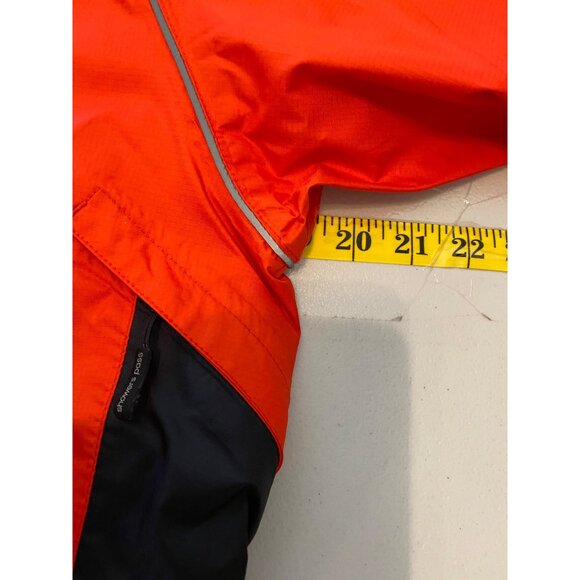 Showers Pass Waterproof Cycling Jacket Orange With Reflective Accents Medium - Picture 9 of 12